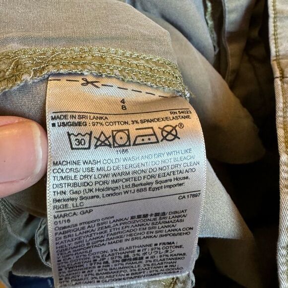 Gap Women's Girlfriend Chino Pants Green Size 4 - Picture 7 of 7